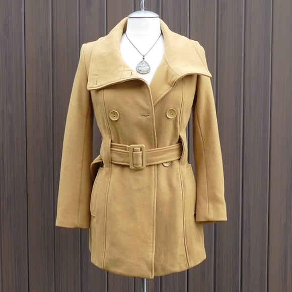 American Rag Jackets & Blazers - American Rag Mustard Pea Coat